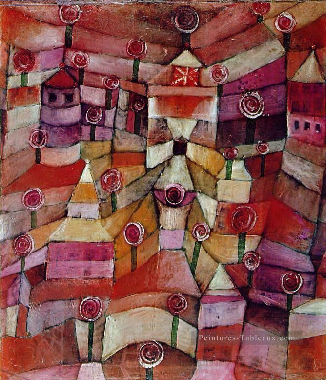 Roseraie Paul Klee Peintures à l'huile